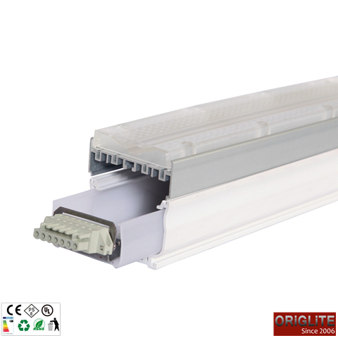 18-80W 130lm/w LED Trunking Rail Linear Light